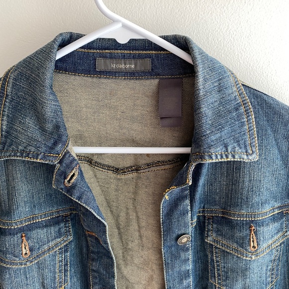 Liz Claiborne, SZ small Blue Jean jacket, 2 front pockets and two side pockets - Picture 5 of 16